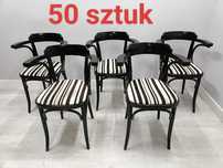 Krzesła gięte Thonet Fameg  czarne Loft do restauracji 5
