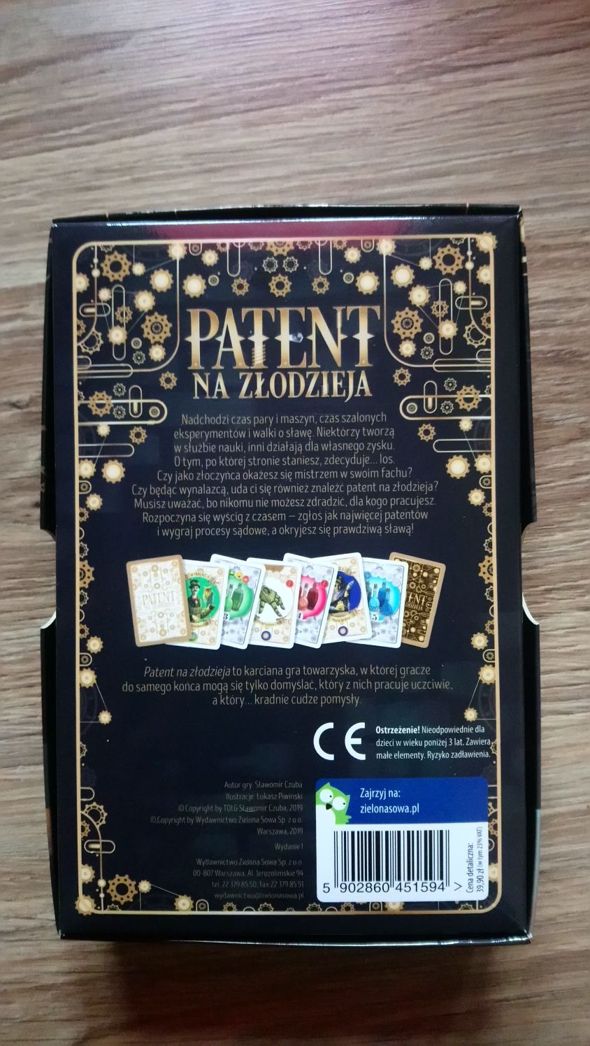 Patent na złodzieja NOWA gra towarzyska lub ZAMIENIĘ