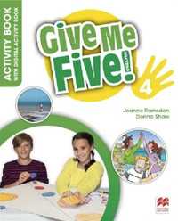 Give Me Five! 4 Activity Book + kod online - Donna Shaw, Joanne Ramsd