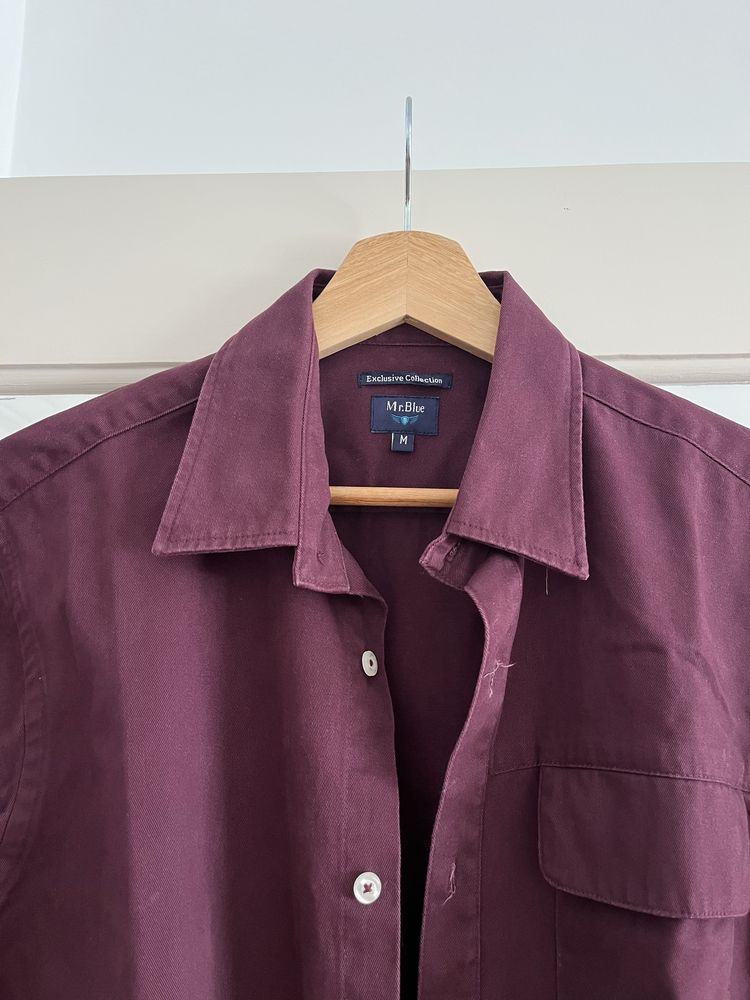 Camisa Bordô Mr Blue