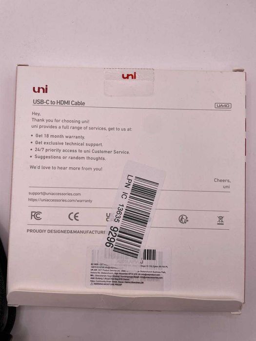 Kabel usb c do hdmi 4K  6030