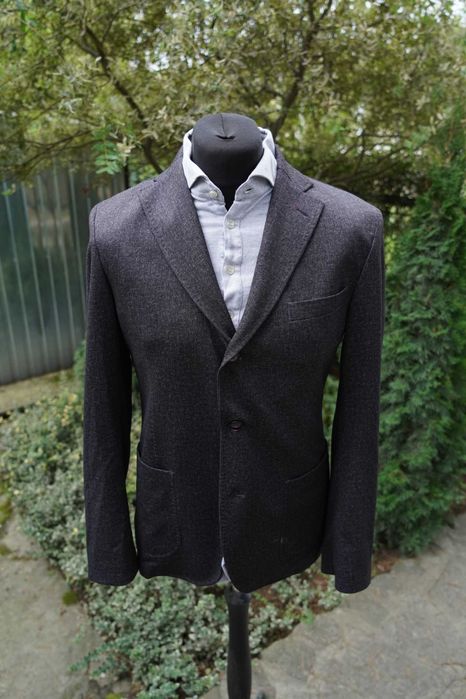 Manuel Ritz brązowa sportowa męska marynarka blazer 52 L