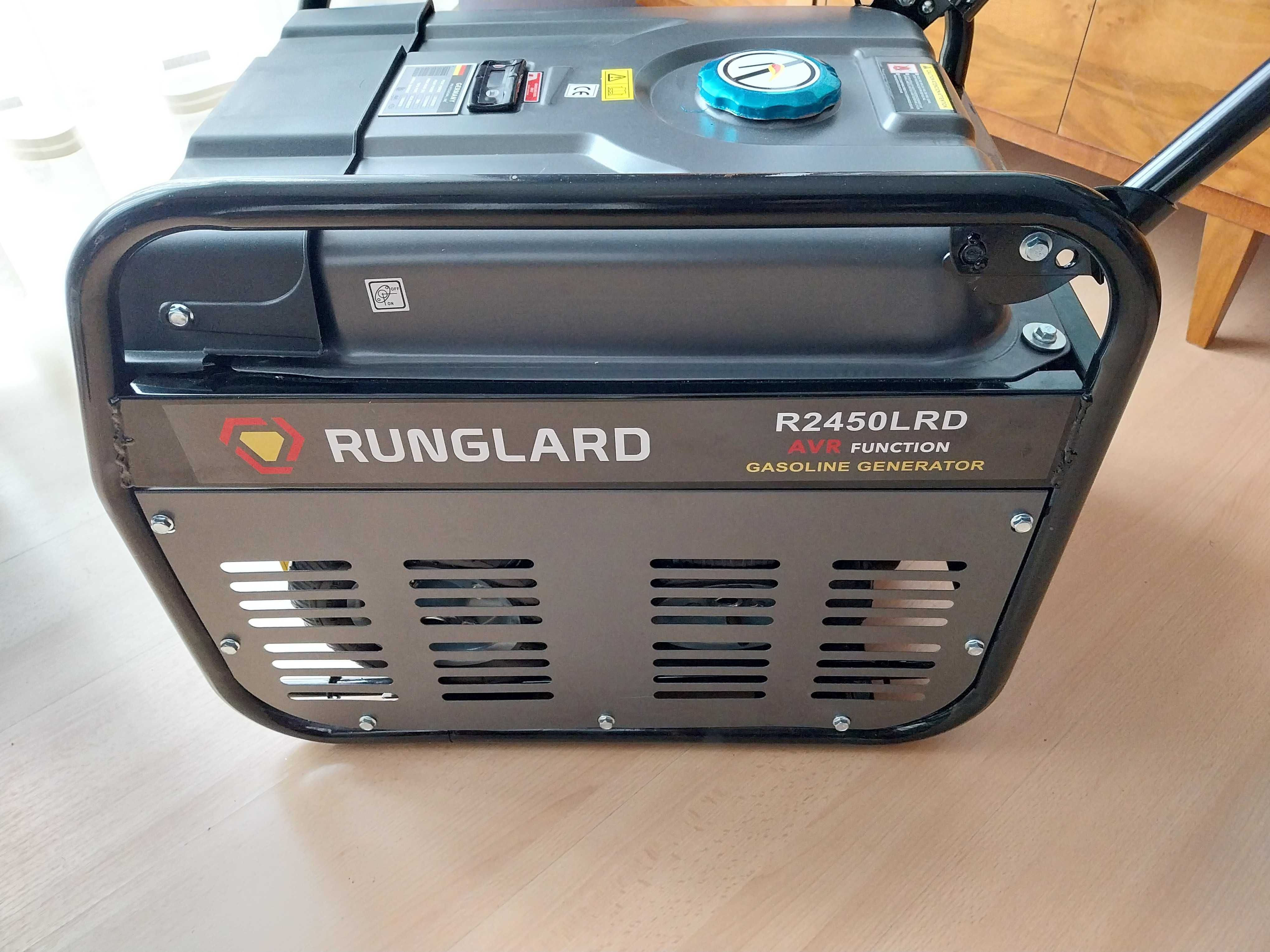 Agregat prądotwórczy Runglard R2450 LRD AVR NOWY 7.2 KW siła
