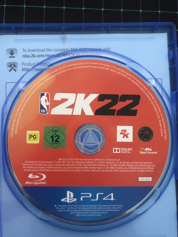 Jogo para a ps4 NBA 2K22