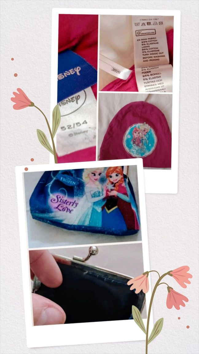 Portmonetka czapeczka saszetka Disney Frozen