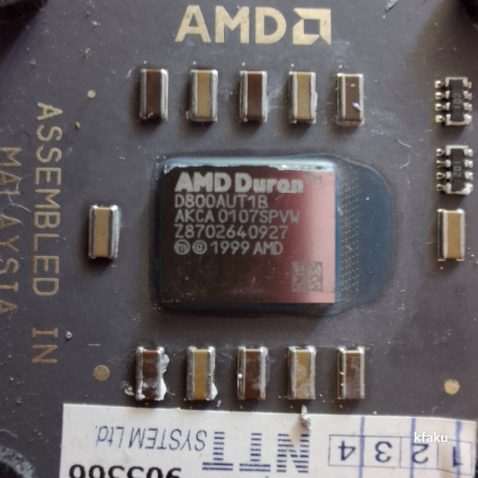 Procesor AMD Duron D800AUT1B socket 462