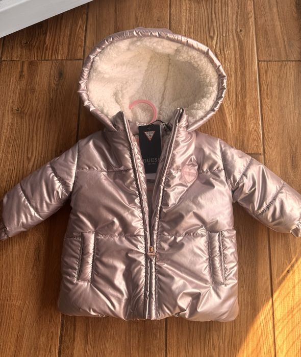 Kurta Guess 68 3-6m różowa NOWA z metką