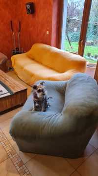 Wypoczynek kanapa sofa fotel zestaw 3szt