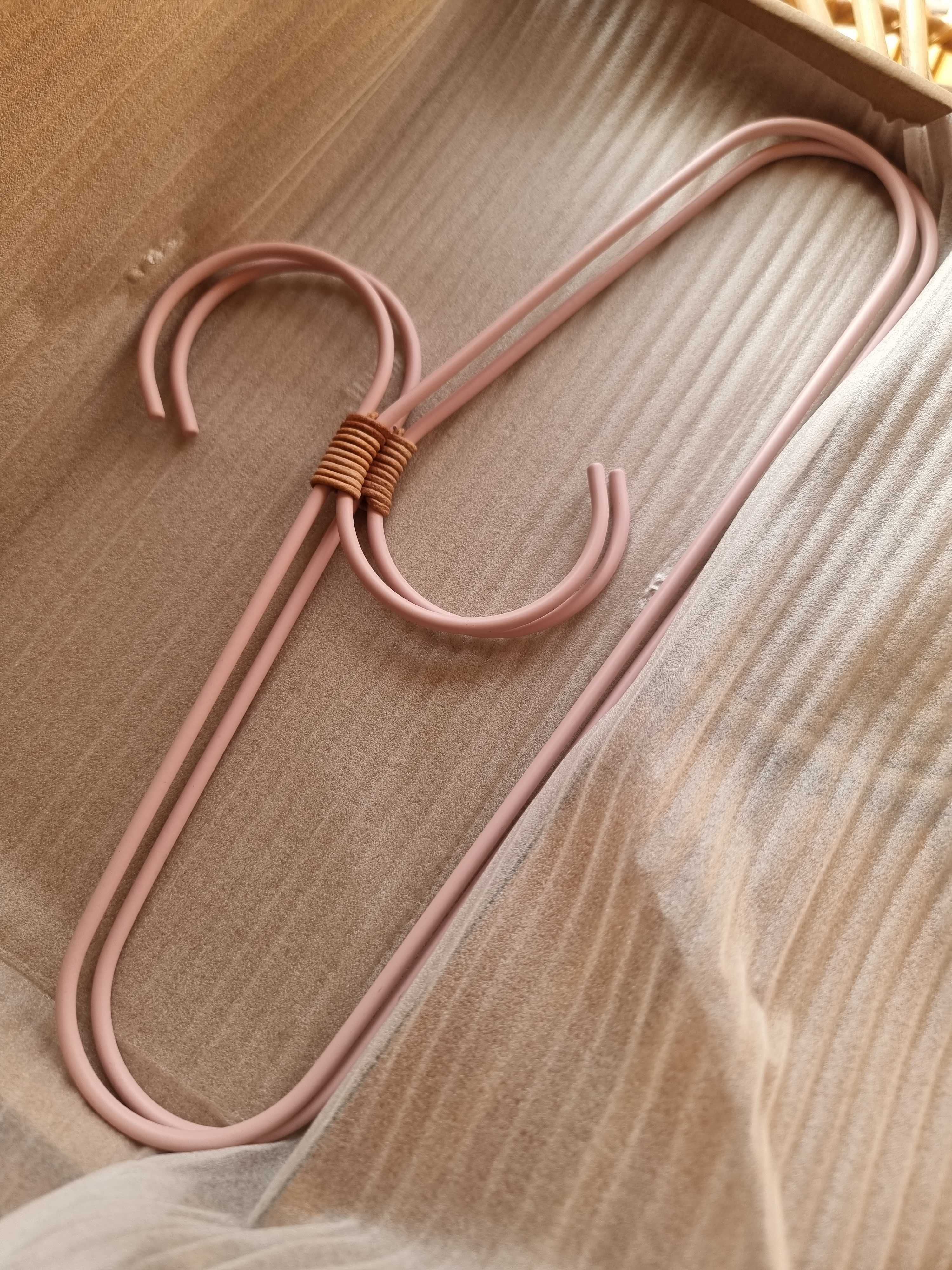 Oyoy wieszaki dziecięce tiny fuku hanger 2szt ozdobne skóra