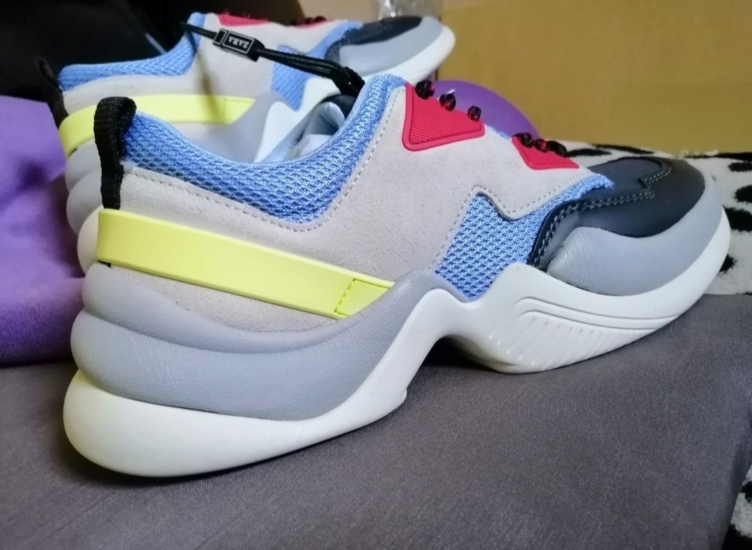 ZARA sneakersy buty sportowe na podwyższeniu platformie adidasy  NOWE!