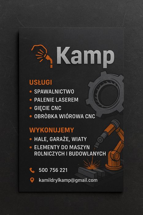 Spawanie ślusarz hale garaże