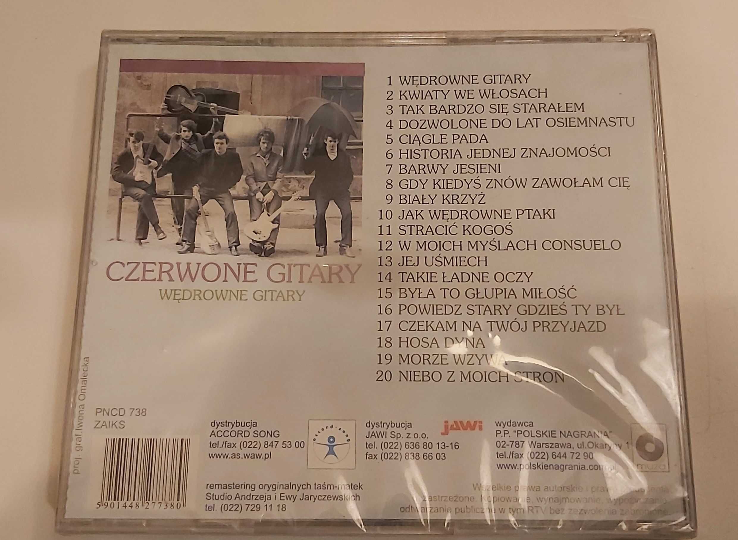 Czerwone Gitary - Wędrowne Gitary CD nowa FOLIA