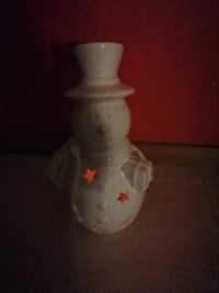 Boneco de neve branco