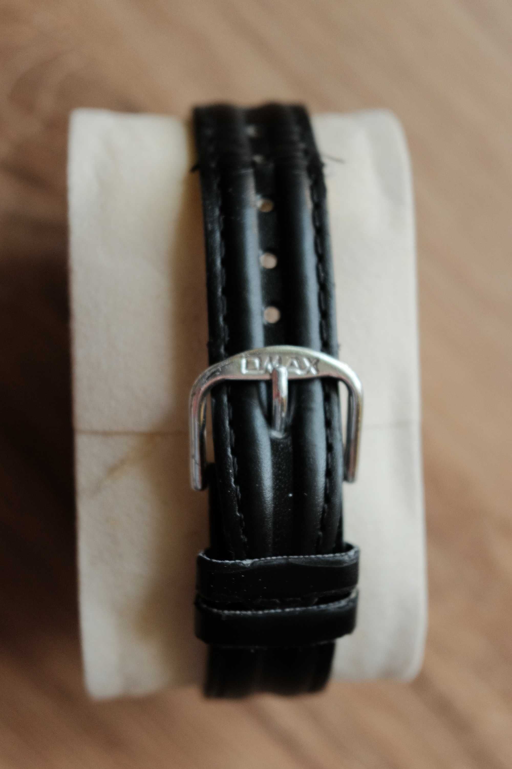 Zegarek Omax, analogowy, skórzany pasek