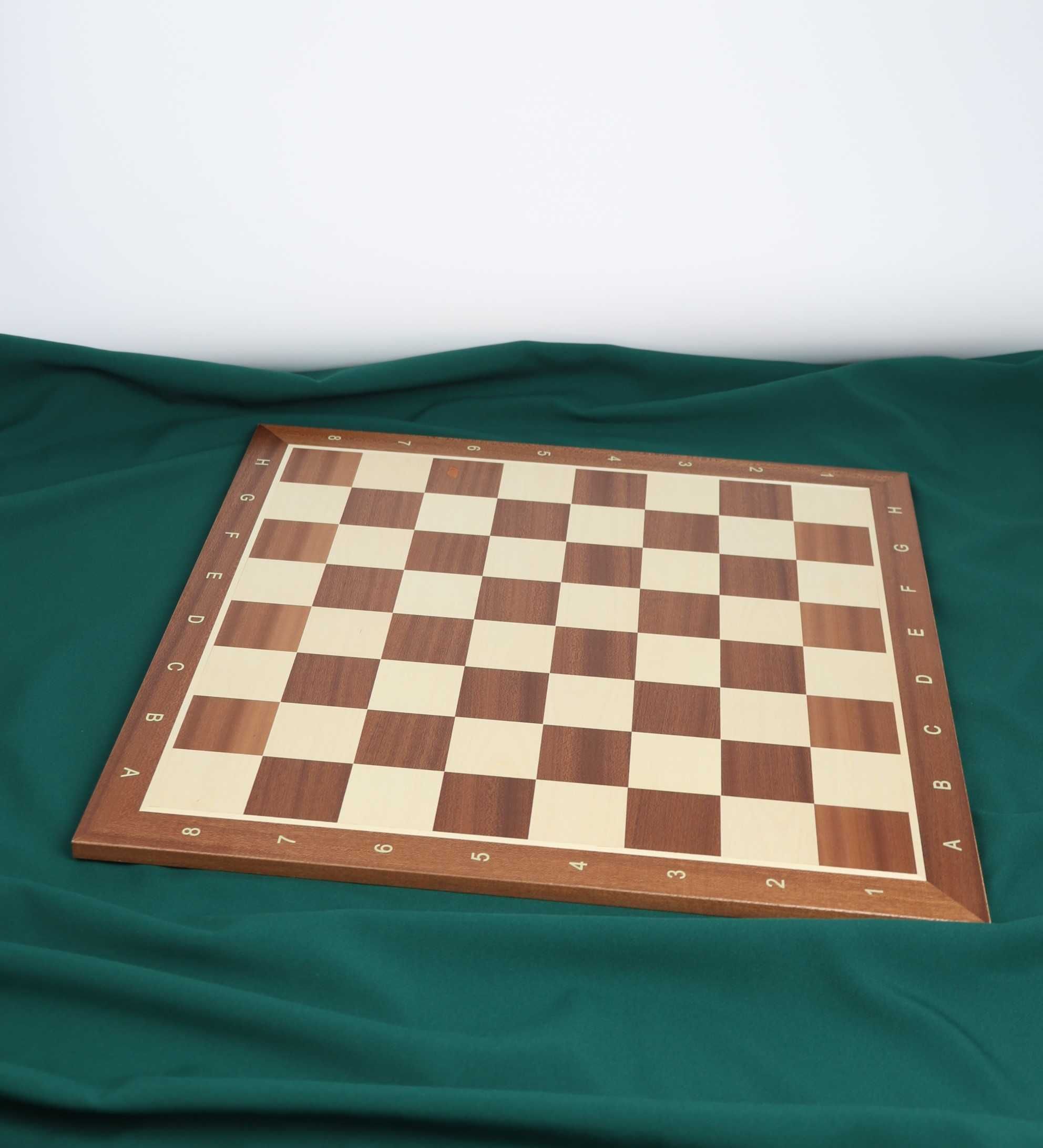 Deska turniejowa szachownica drewno mahoń jawor