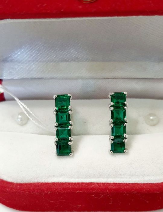 Срібні сережки серебряные серьги