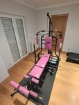 Máquina de musculação kettler completa com pesos incluidos