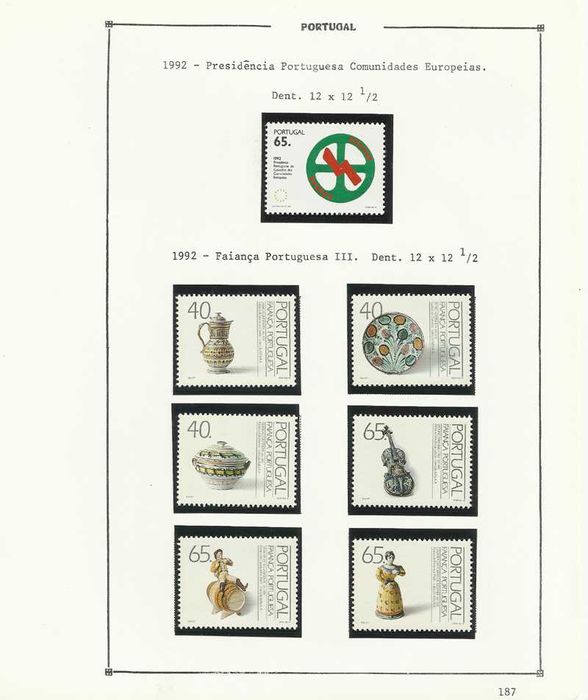 Selos Portugal Volume II de 1970 à actualidade.