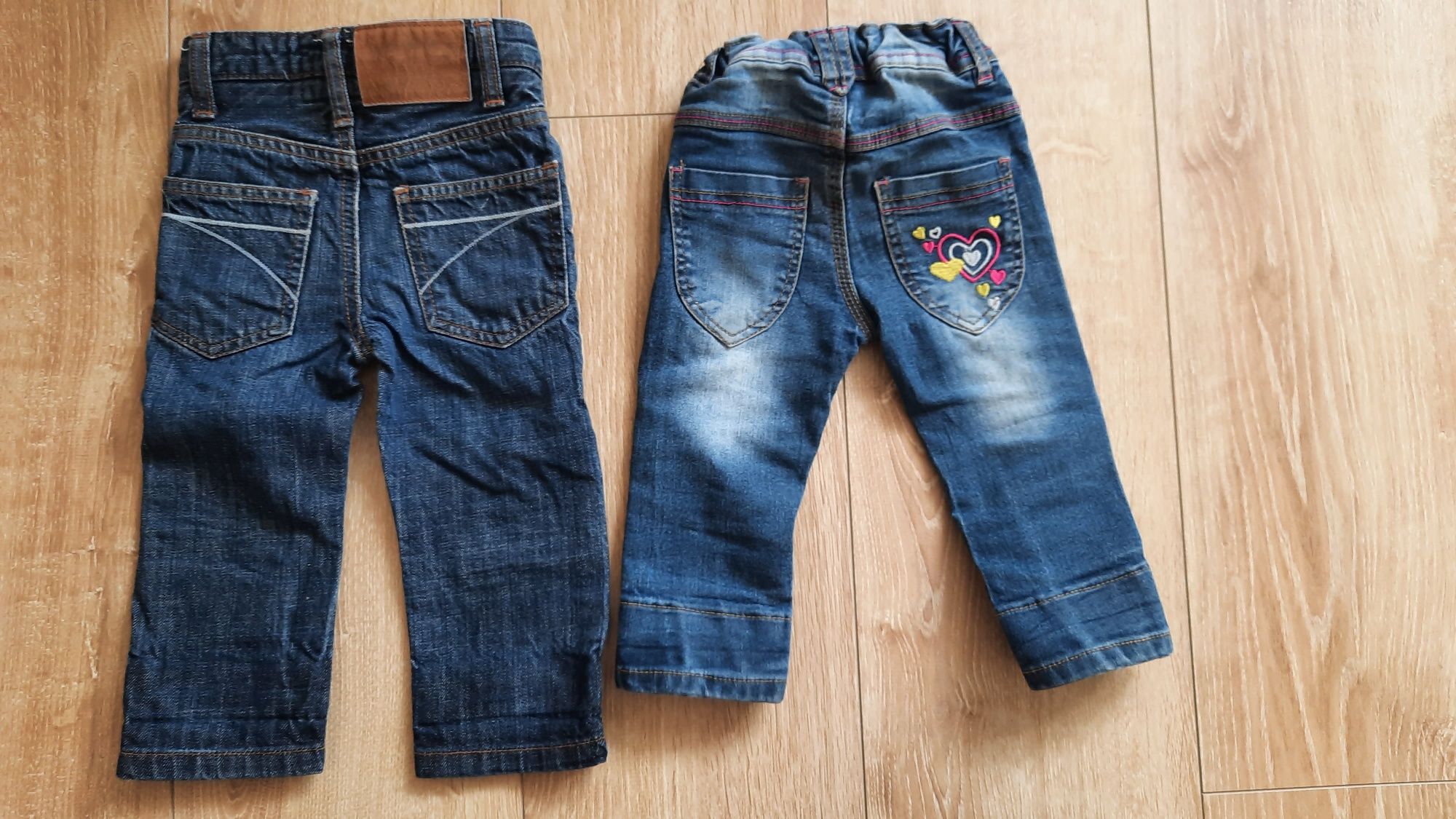 Spodnie jeansy rozm 80