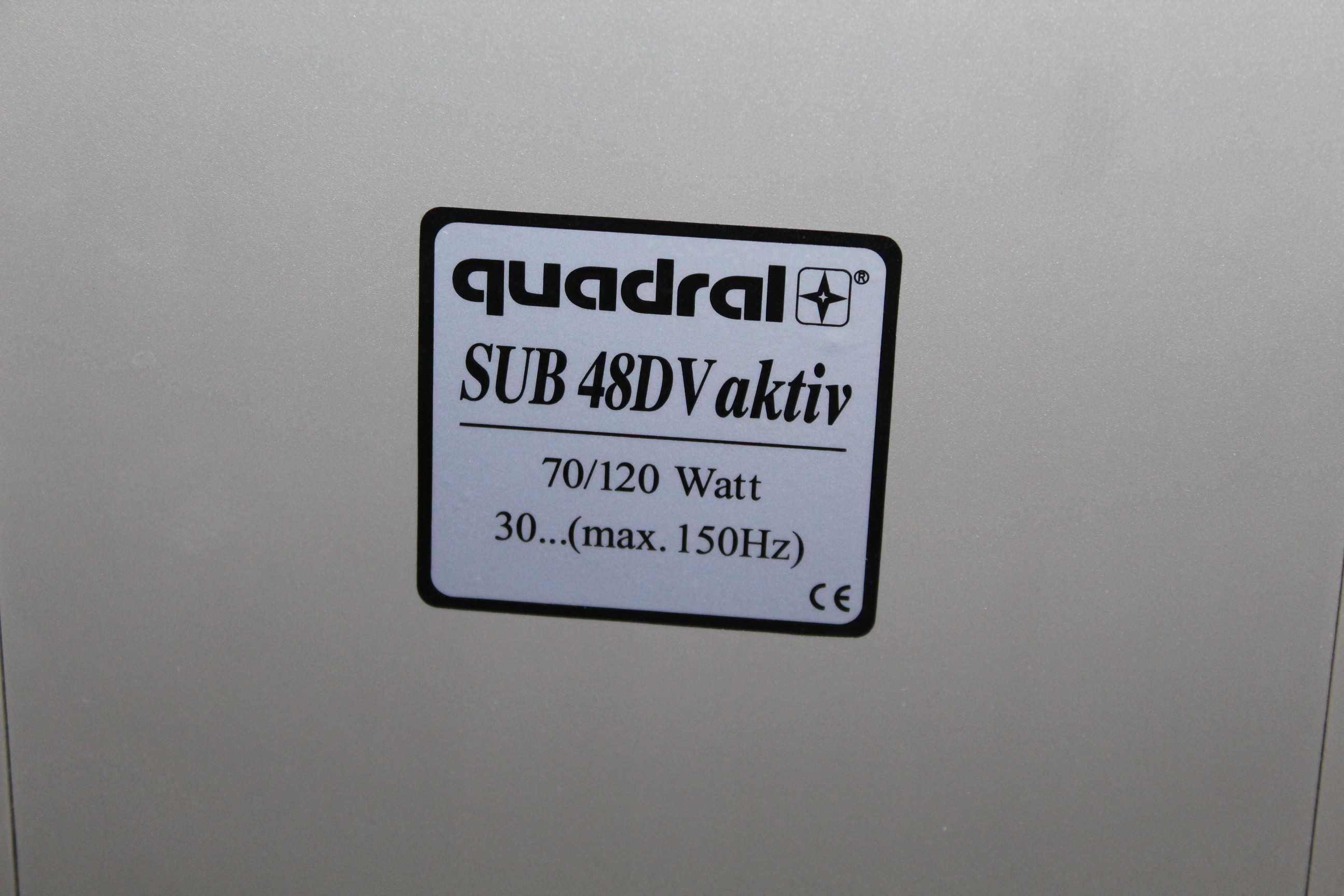 QUADRAL SUB 48DV Subwoofer aktywny Wysyłka