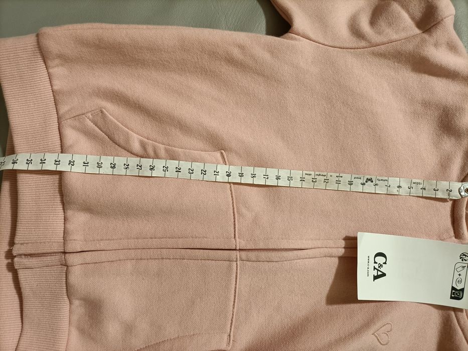 Кофта на флісі C&A  на дівчинку 5-6-7 років.