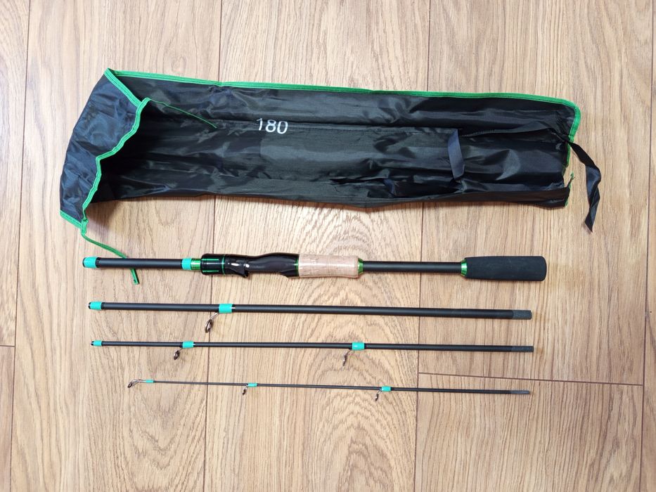 Спиннинг спінінг на окуня, судака, щуку 1.8 м., ультралайт, катушка.