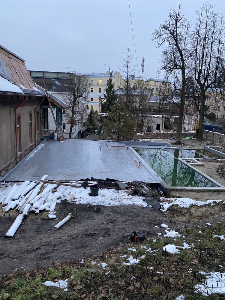 ПВХ мембрана та її влаштування на покрівлі, ремонт плоских дах