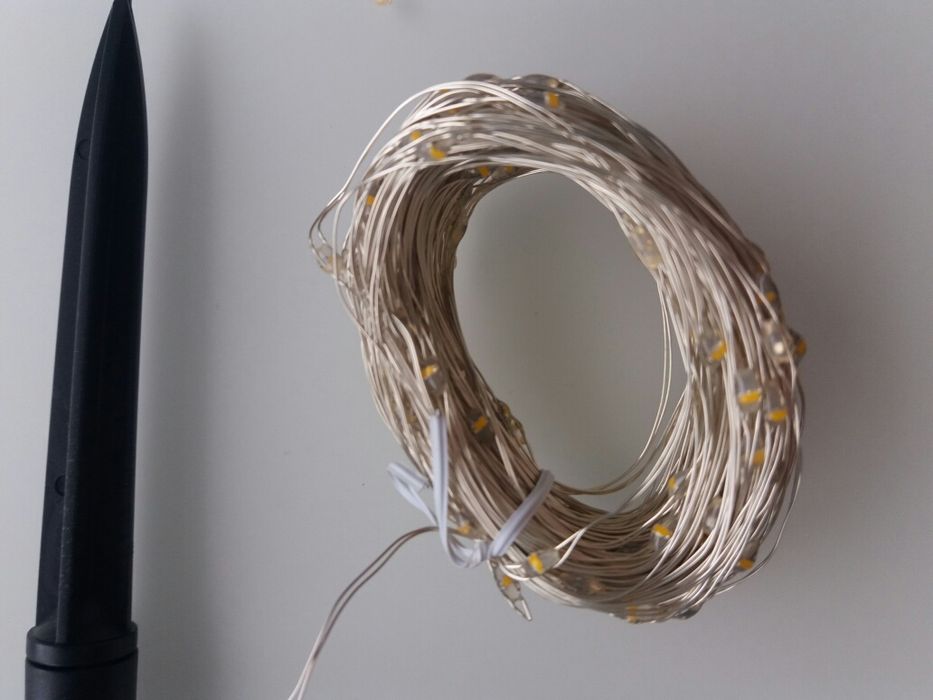 Candeeiro de Fio de luzes solar 20 metro 200 leds