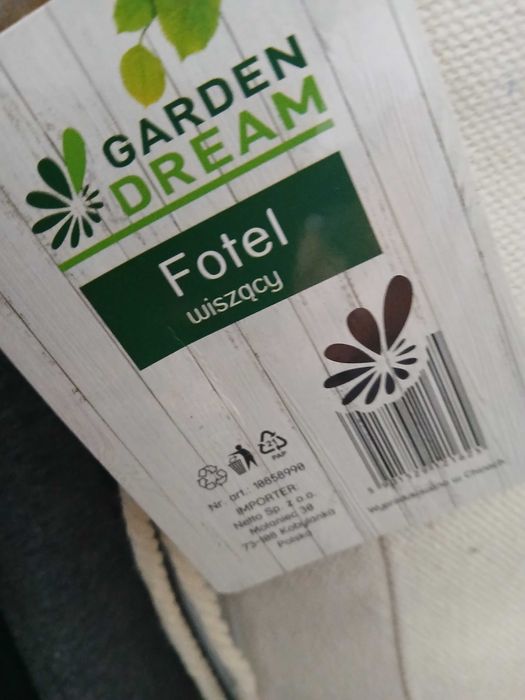 bujak ogrodowy ,  hamak z poduszkami