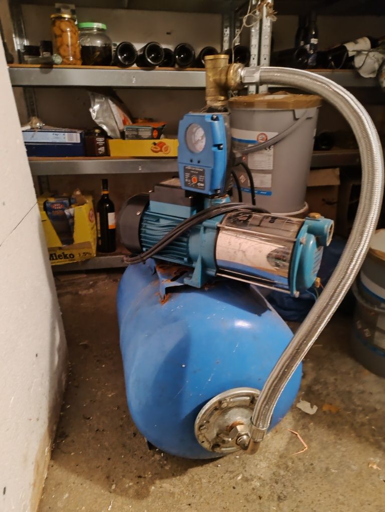 Zbiornik hydroforowy 50l, pompa IBO MHI1300, sterownik PC-59