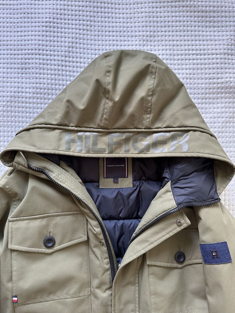 Kurtka zimowa Tommy Hilfiger Zielona super okazja