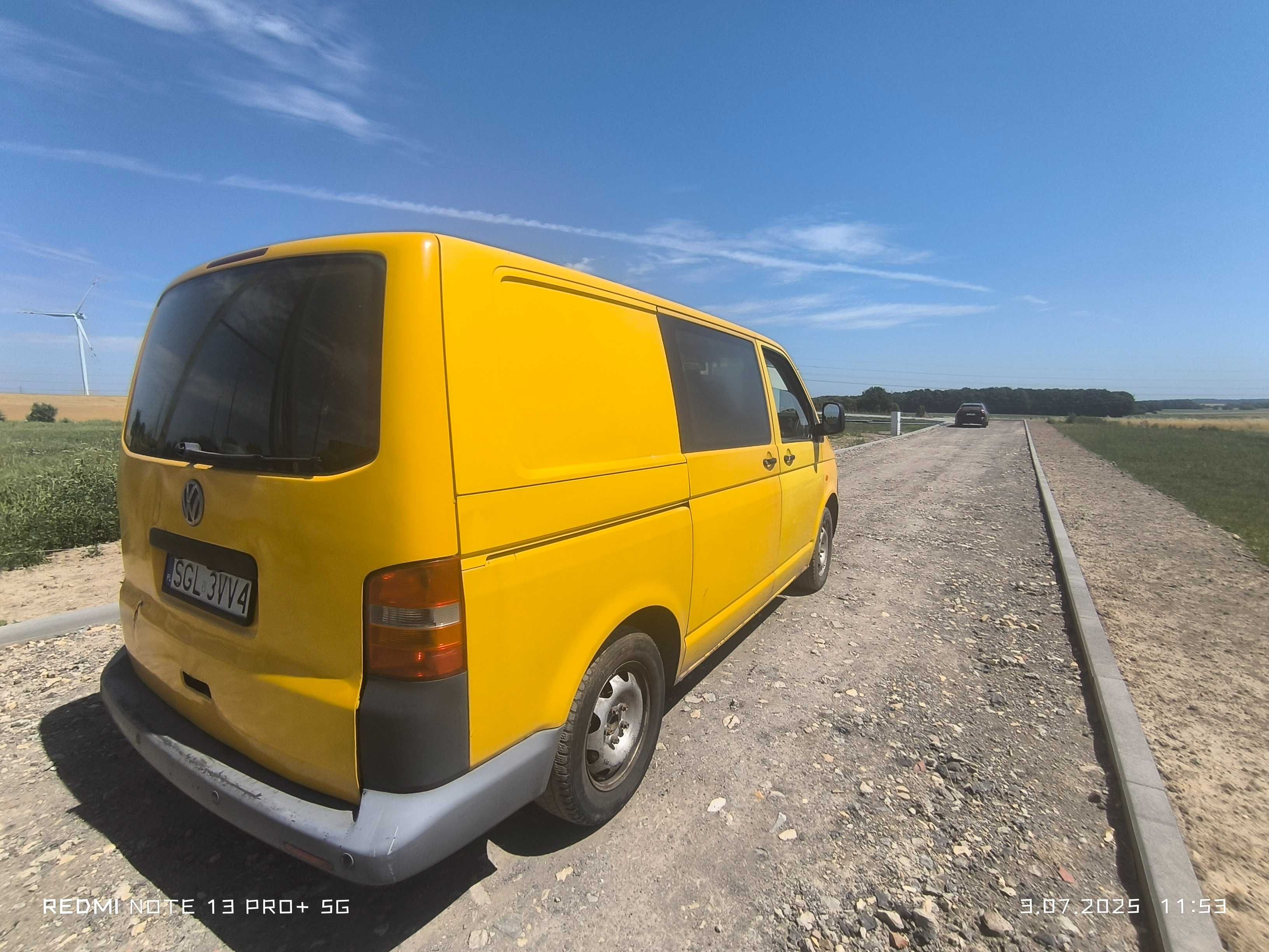 Volkswagen t5 1,tdi brygadówka 9 osób