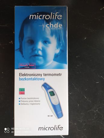 Nowy termometr bezdotykowy microlife chde nc100