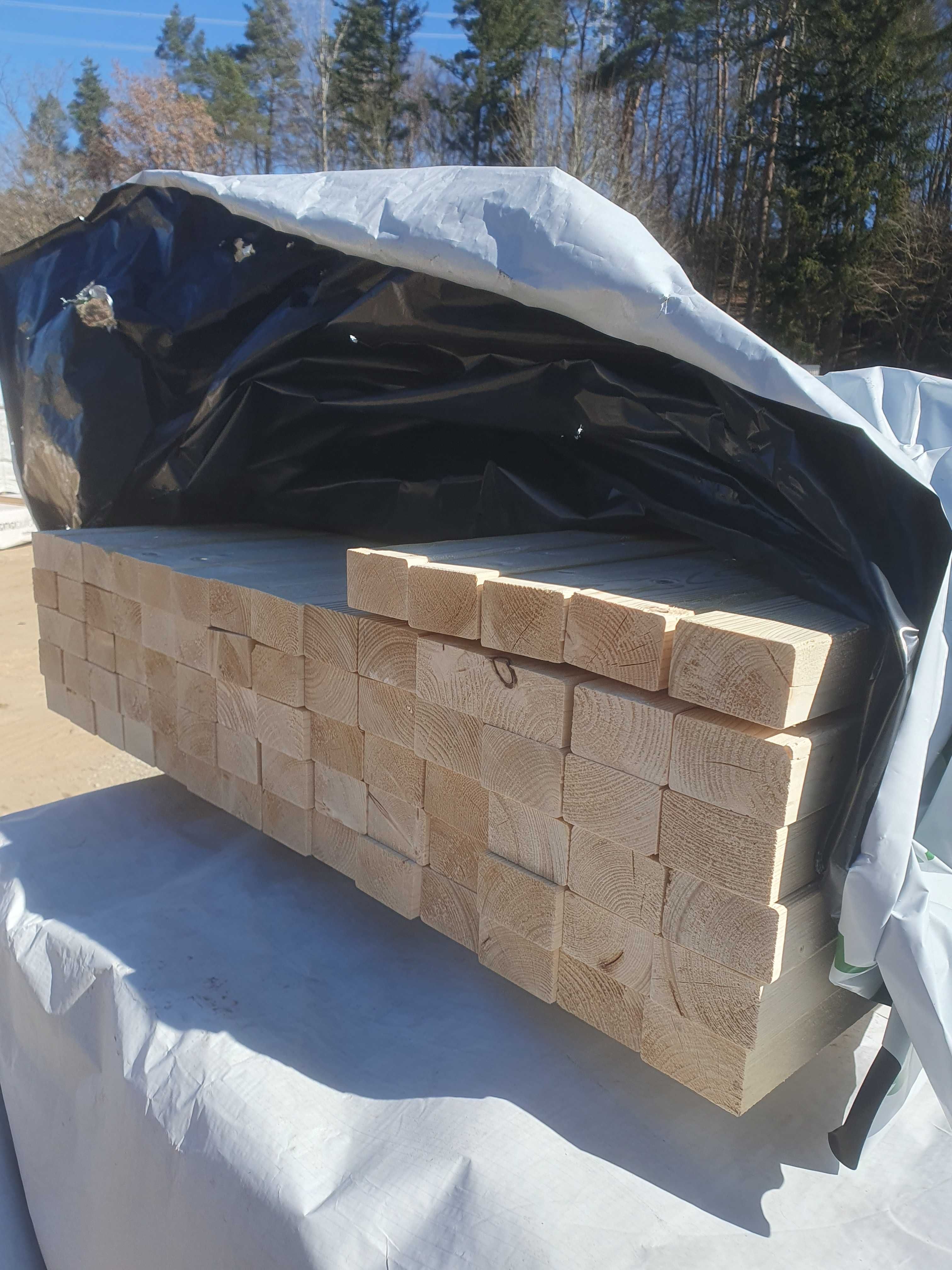 Drewno konstrukcyjne suche strugane 45x70  c24