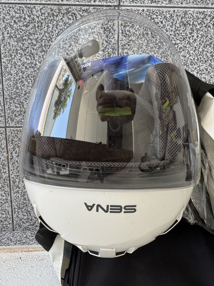 Capacete open face SENA
