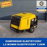 WYNAJEM kompresor Elektryczny śrubowy mobilny 7,5kW 1,2m3/min
