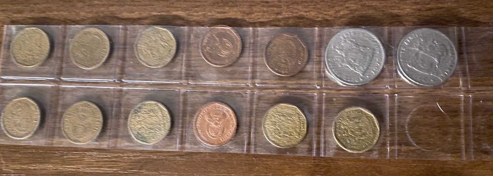 Moedas de 10 cêntimos da África do Sul