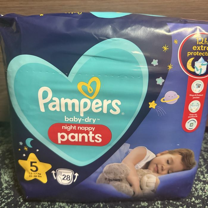 Підгузки Pampers НІЧНІ Pants трусики 5,6 розмір!