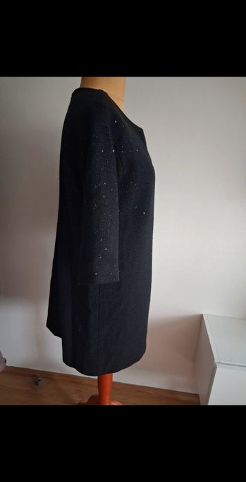 Tunika sukienka mini Blancs Manteauks na podsz rękaw 3/4 r 44-46