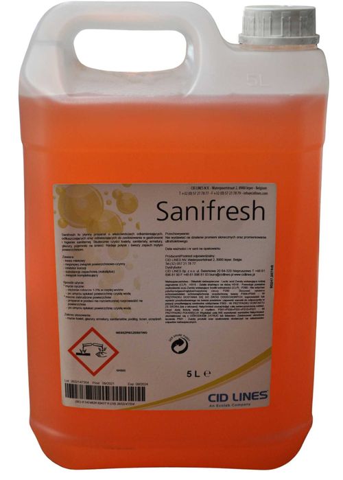 SANIFRESH 5L płynny odkamieniacz odtłuszczacz