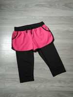 Yigga rybaczki ze spodenkami legginsy sportowe szorty getry 2w1 158