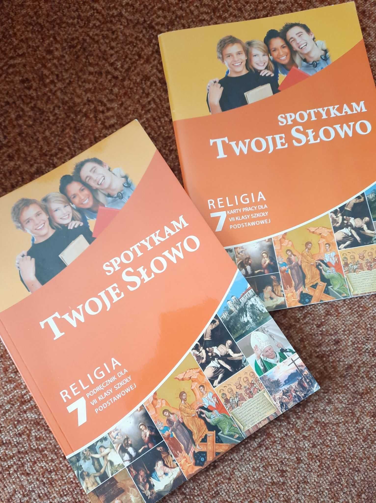 SPOTYKAM TWOJE SŁOWO- kl.7 szk. podst. Podręcznik + karty pracy -kompl