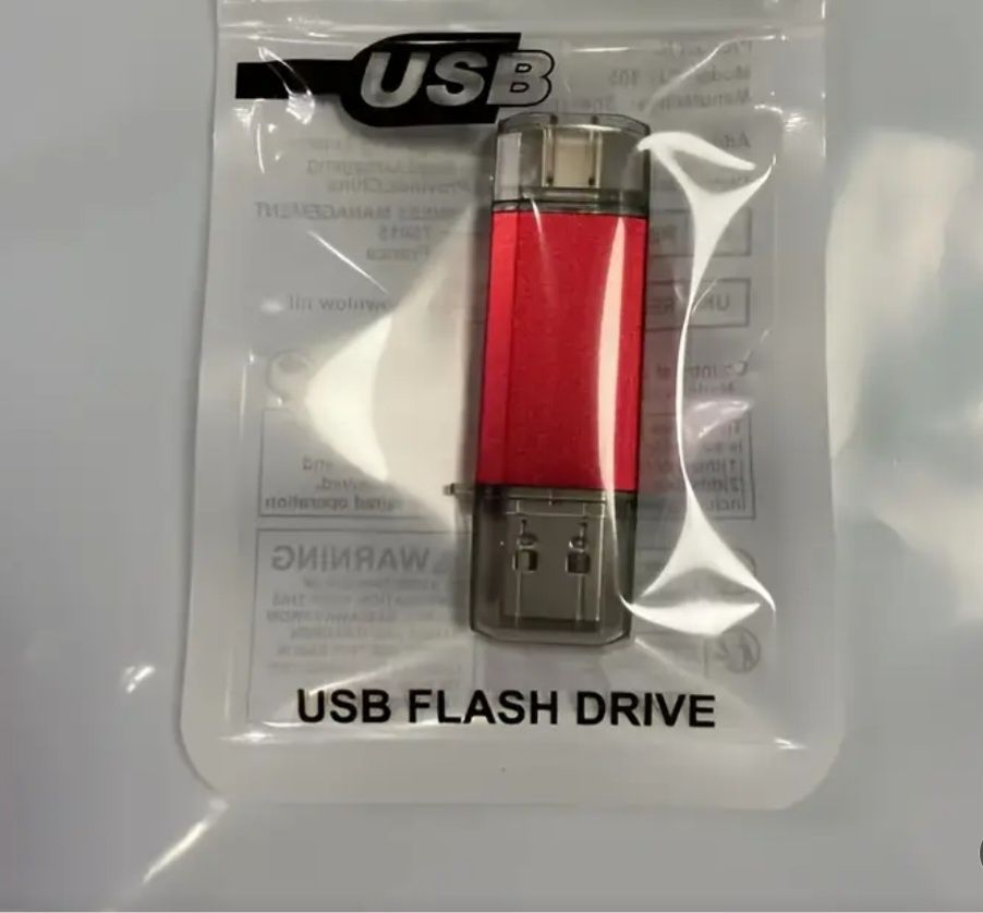 Флешка USB 128 гб  Type-C/USB Flash 64 gb Двостороння флешка + Type-C