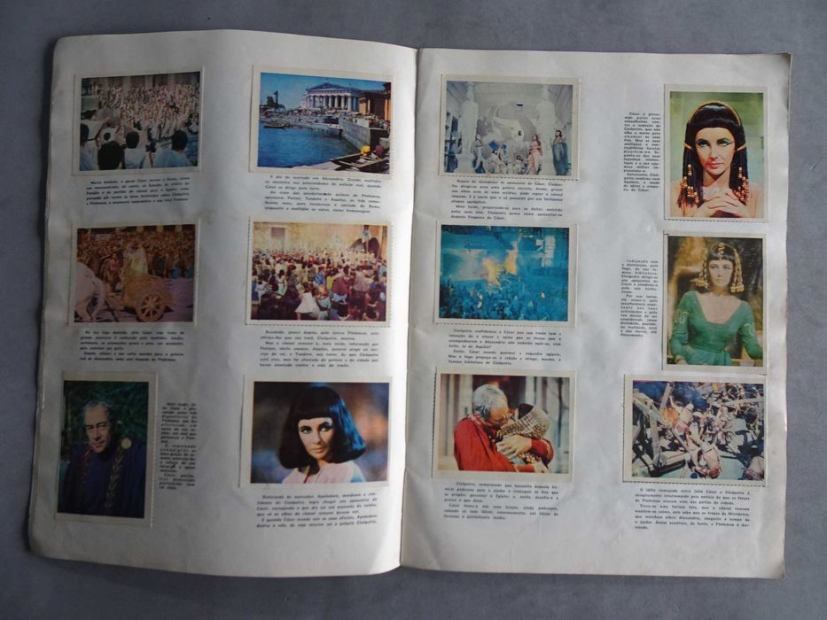 Caderneta de cromos completa Cleópatra