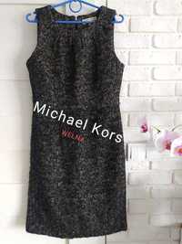 Sukienka Michael Kors, wełna, ciepła, serafan, zima, rozmiar S, 36