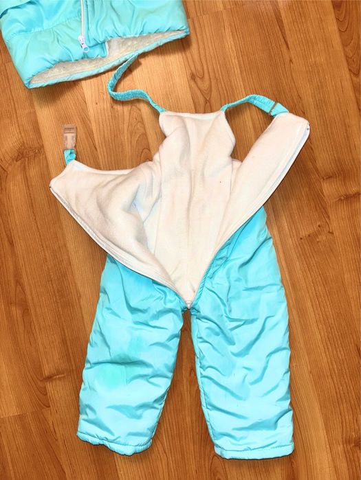 Зимовий дитячий комбінезон на овчині 86 розмір