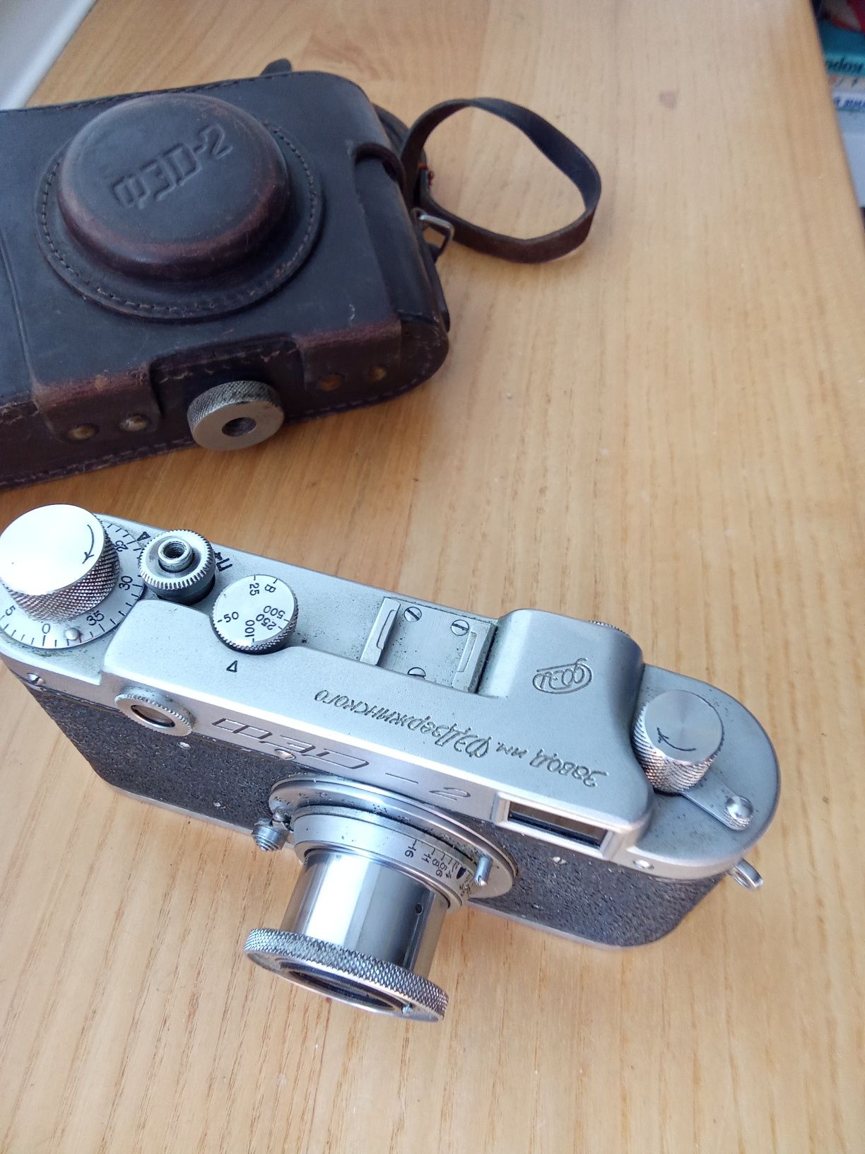 analogowy aparat fotograficzny Fed  2 obiektyw Fed 3.5 50mm