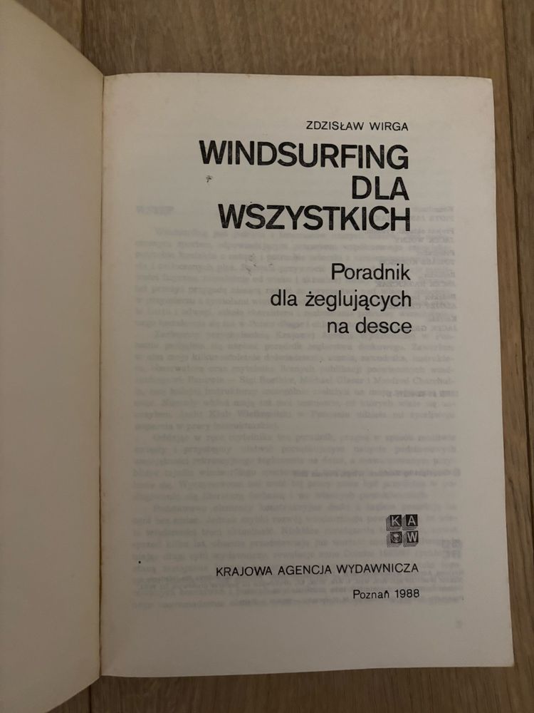 Windsurfing dla wszystkich - Zdzisław Wirga