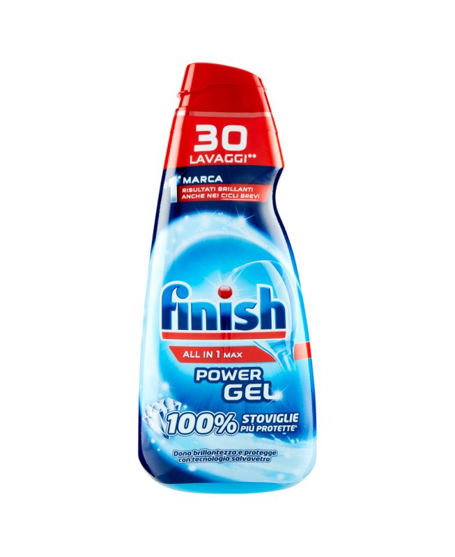 FINISH POWER GEL ŻEL 600ml Lemon Do Zmywarki All in One