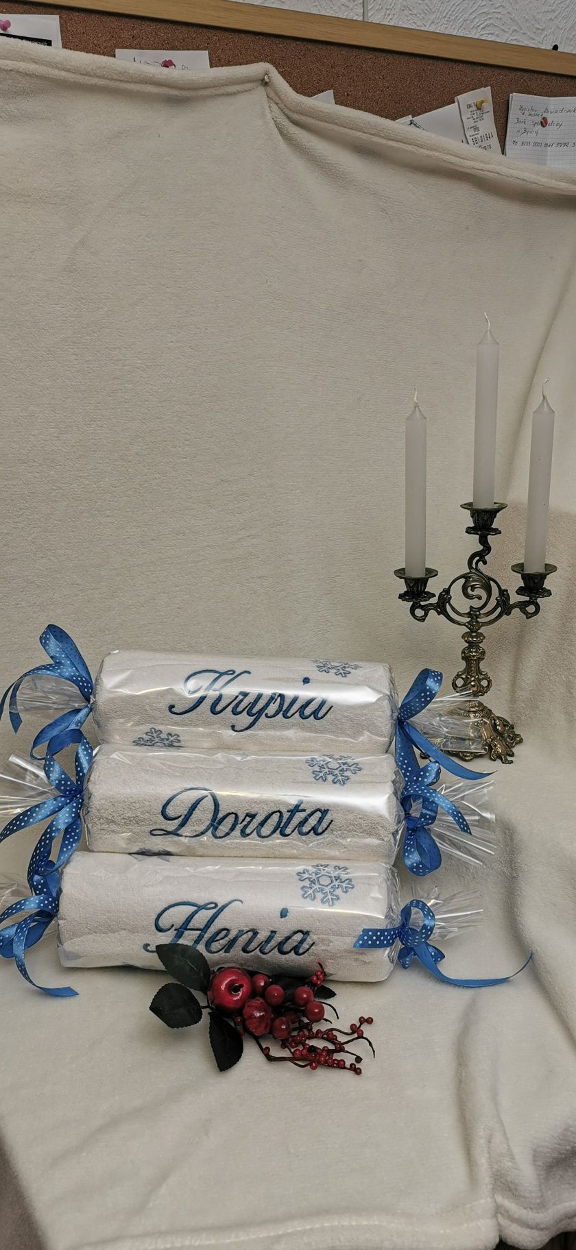 Ręczniki z personalizowanym haftem na Urodziny, Ślub, Rocznicę, hotelu